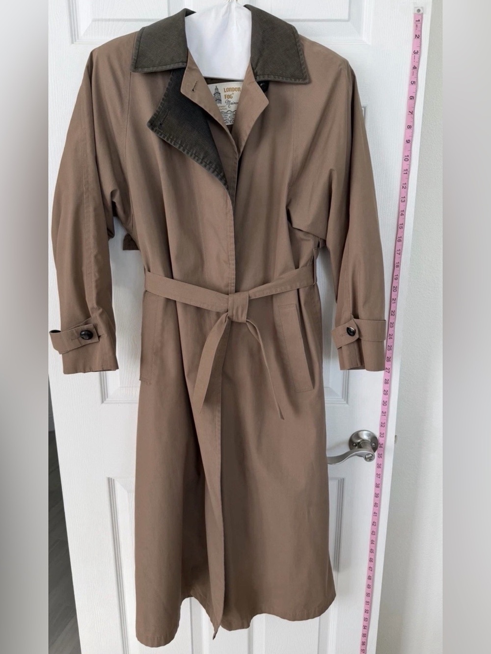 Vintage London Fog Trench/Rain Coat- Woman - 8 Regular